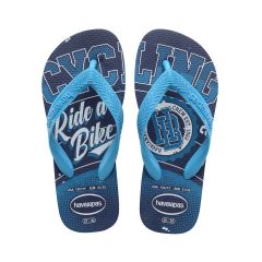 Havaianas Kids Athletic 4127273-1327 Navy Blue/ Turquoise - Μέγεθος 27-28