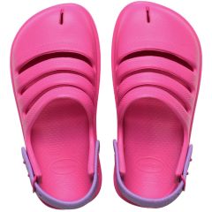 Havaianas Kids Clog 4148260-3929 Pink Flux/Roxo Prisma