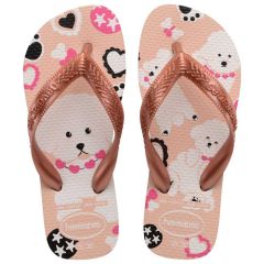 Havaianas | Kids Top Pets | 4146823-3606 | Ballet Rose/Golden Blush-27-28