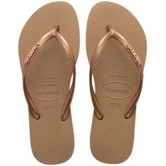 Havaianas | Slim Logo Metallic | 4119875-3581 | Rose Gold-37-38